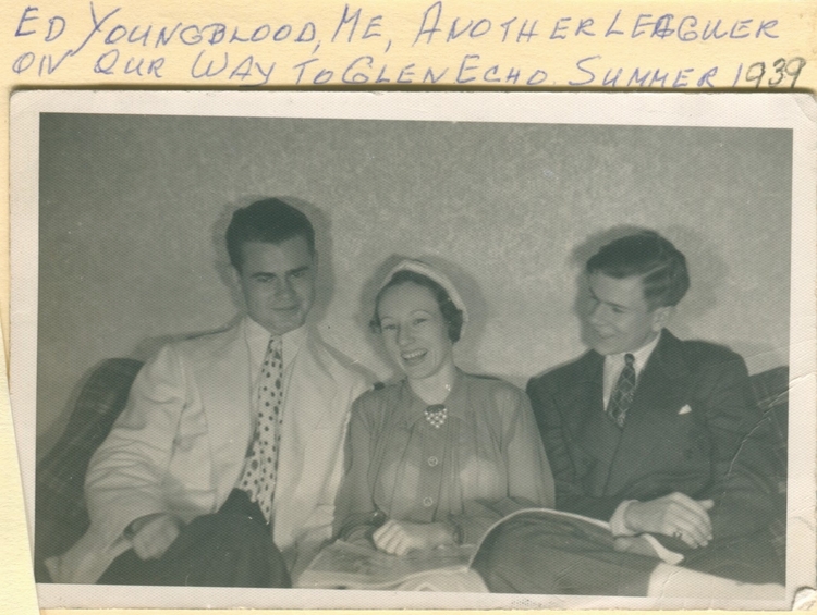 1939 Summer Ed Youngblood, Fran, unkn (The Epworth League - Union Methodist Church.jpg