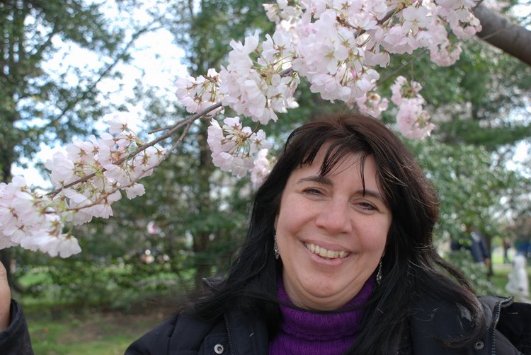 628 DC - Cherry Blossoms & Kathy.jpg